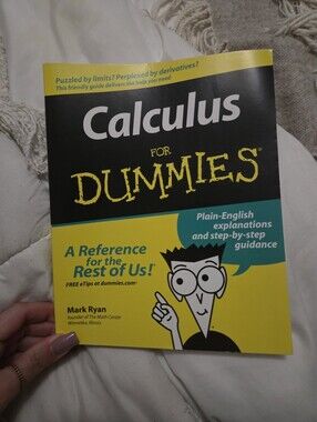 Calculus For Dummies Yellow & Black Paperback Guide